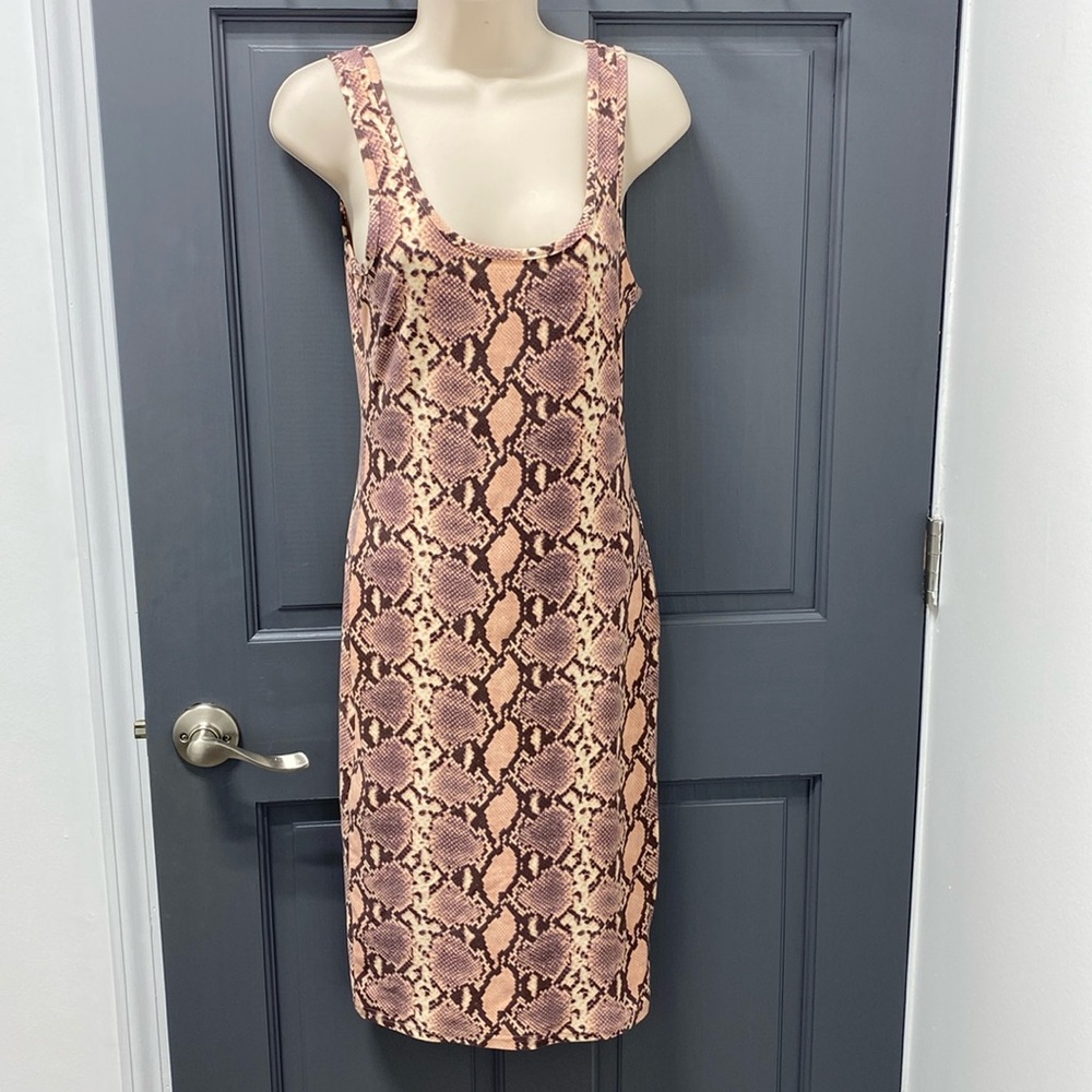 NWT Snakeskin Print Midi